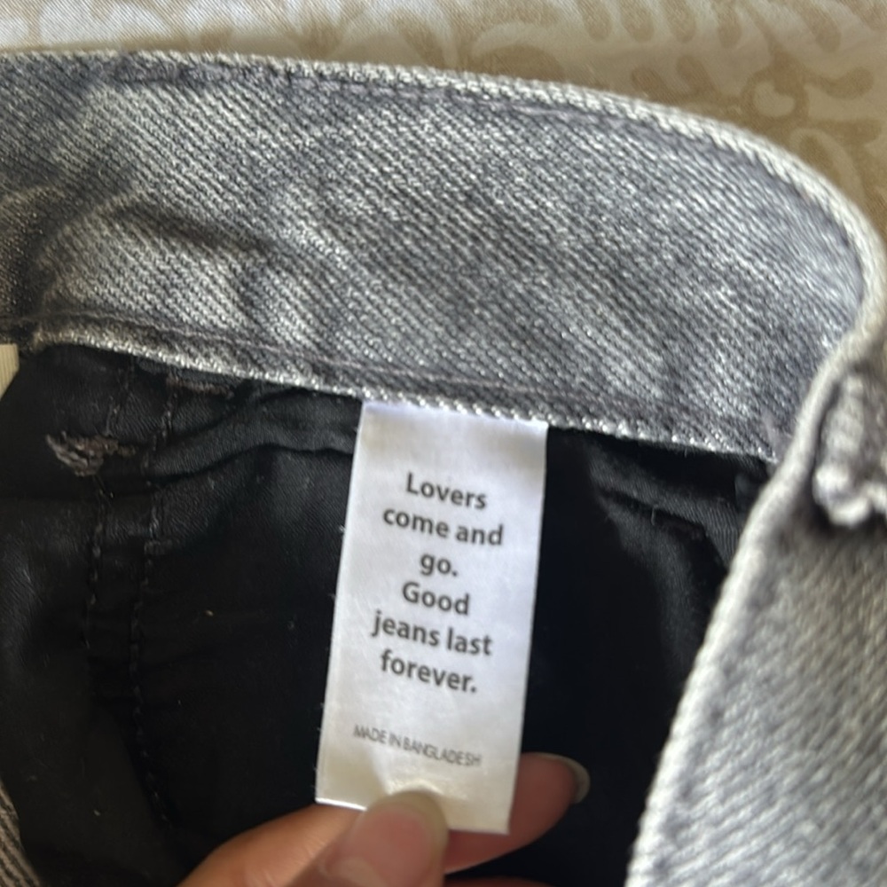 PacSun Gray High Rise Straight Jeans - Picture 9 of 9